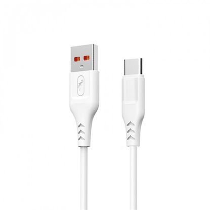  Зображення Кабель SkyDolphin S61T USB - Type-C 1м, White (USB-000445) 