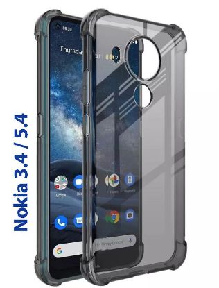  Зображення Чохол-накладка BeCover Anti-Shock для Nokia 3.4/5.4 Grey (707126) 