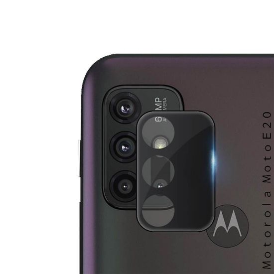  Зображення Скло захисне BeCover for camera Motorola Moto E20 Black (707033) (707033) 