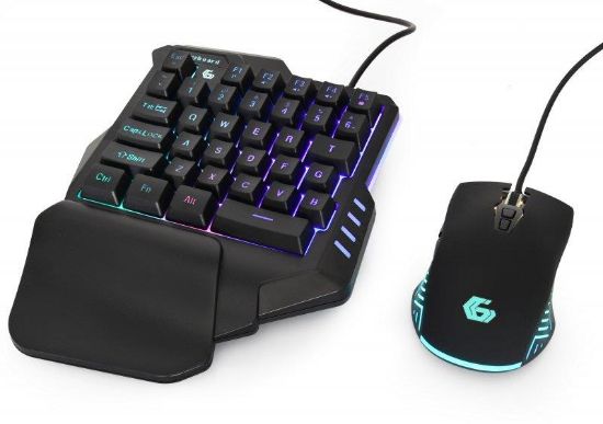  Зображення Комплект ігровий Gembird GGS-IVAR-TWIN USB Black 