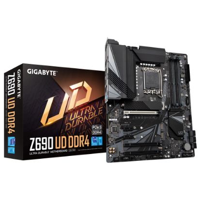  Зображення MB Socket_1700 GIGABYTE Z690 UD DDR4 1.1 (Z690, DDR4, 128Gb, 5333MHz, LAN-2,5Gbt/s, DisplayPort, HDMI, 1xM.2 22110, 2xM.2 2280, 6xSata6.0Gb/s, ATX)) 