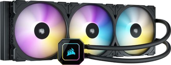  Зображення Система водяного охолодження Corsair iCUE H170i ELITE CAPELLIX Liquid CPU Cooler Black (CW-9060055-W 