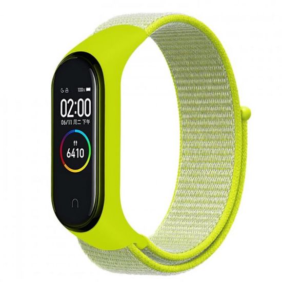  Зображення Ремінець до фітнес браслета BeCover Nylon Style для Xiaomi Mi Smart Band 7 Lime (707662) 