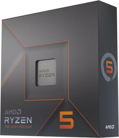  Зображення Центральний процесор AMD Ryzen 5 7600X 6C/12T 4.7/5.3GHz Boost 32Mb Radeon Graphics AM5 105W w/o cooler Box 