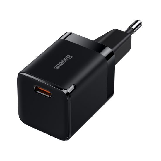  Зображення Мережевий зарядний пристрій Baseus GaN3 Fast Charger 30W (1 Type-C) Black (CCGN010101) 