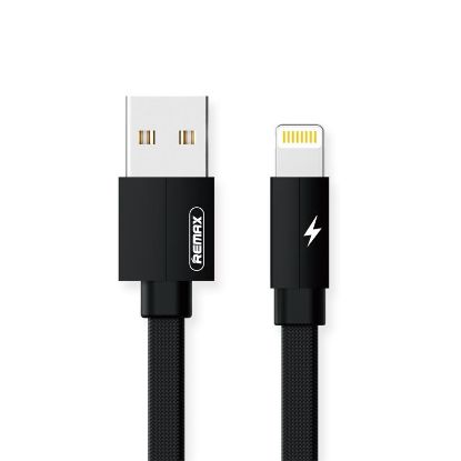  Зображення Кабель Remax RC-094i Kerolla USB-Lightning, 2м Black (6954851284680) 