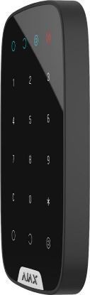  Зображення Бездротова сенсорна клавіатура Ajax KeyPad Black (000005653/8722.12.BL1) 
