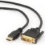  Зображення Кабель HDMI-DVI Cablexpert CC-HDMI-DVI-10MC V1.3/19-пін, позолоч, 10м) 