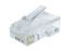  Зображення Конектор RJ-45 Cablexpert LC-8P8C-002/10, 8P8C, Cat.6, модульна вилка, позолочені контакти (10 ШТ)) 