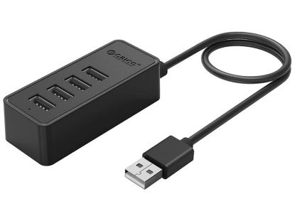  Зображення Концентратор Orico USB 2.0 4 port (W5P-U2-030-BK-PRO) (CA911424) 