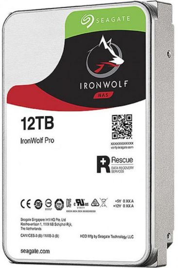  Зображення Жорсткий диск Seagate 3.5" SATA 3.0 12TB 7200 256MB IronWolf Pro 