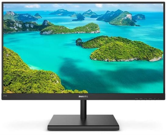  Зображення Монітор IPS 27",2560*1440,75 Гц 27" QHD/IPS/75Hz/4ms/HDMI, DP, VGA/Black 275E1S/00 