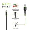  Зображення Дата кабель USB 2.0 AM to Micro 5P 1.2m CBFLEXM1 black Intaleo (1283126487453) 