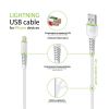  Зображення Дата кабель USB 2.0 AM to Lightning 1.2m CBFLEXL1 white Intaleo (1283126487460) 