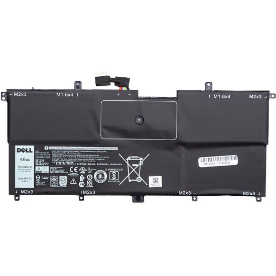  Зображення Акумулятор до ноутбука DELL XPS 13 9365 (NNF1C) 7.6V 4000mAh PowerPlant (NB441174) 