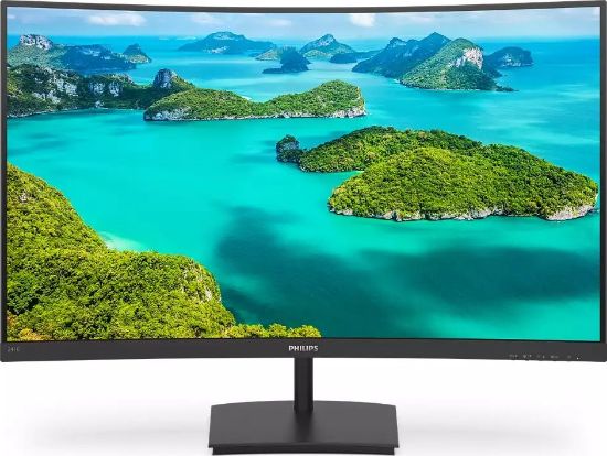  Зображення Монітор 24" Philips 241E1 Curved (VA, 4mc, 1920x1080, 75Hz, VGA/HDMI)) 