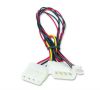  Зображення Кабель живлення Cablexpert Molex M - Molex F / 3pin, 0.15м 