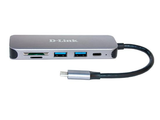  Зображення Концентратор USB Type-C D-Link DUB-2325 2хUSB3.0, 1xUSB-C, 1xSD, 1xmicroSD 