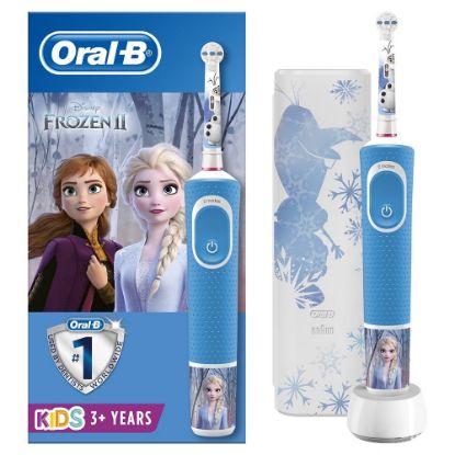  Зображення Зубная электрощетка Braun Oral-B Kids Frozen II (D100.413.2KX Frozen II) 