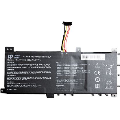  Зображення Акумулятор до ноутбука ASUS V451L (B41N1304) 14.4V 2600mAh PowerPlant (NB431403) 