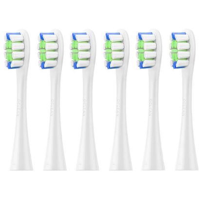  Зображення Насадка для зубної електрощітки Oclean P1C1 W06 Plaque Control Brush Head White (6 шт) (6970810552225) 