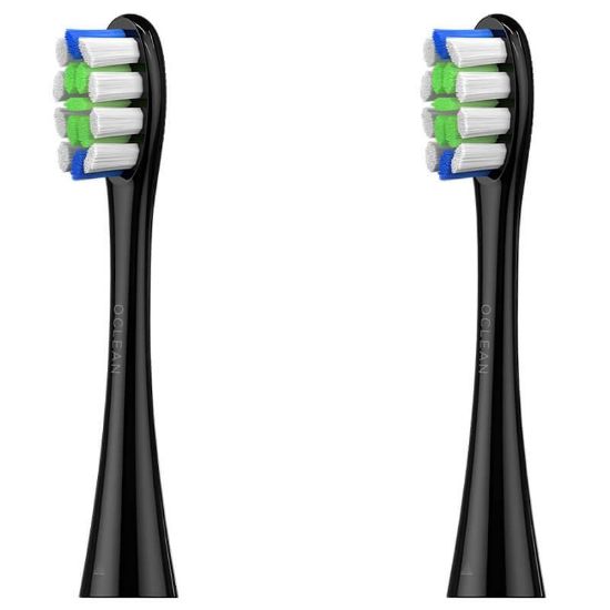  Зображення Насадка для зубної електрощітки Oclean P1C5 B02 Plaque Control Brush Head Black (2 шт) (697081055224 