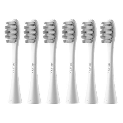  Зображення Насадка для зубної електрощітки Oclean P1S12 W06 Gum Care Brush Head White (6 шт) (6970810552263) 