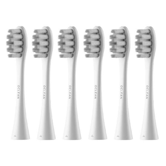  Зображення Насадка для зубної електрощітки Oclean P1S12 W06 Gum Care Brush Head White (6 шт) (6970810552263) 