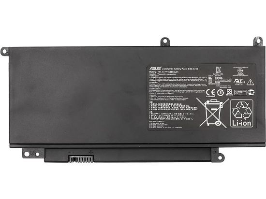  Зображення Акумулятор до ноутбука ASUS N750 Series (C32-N750) 11.1V 69Wh PowerPlant (NB431045) 