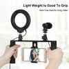  Зображення Набір блогера Puluz 4in1 (ring light, mount, phone holder, microphone) (PKT3028) 