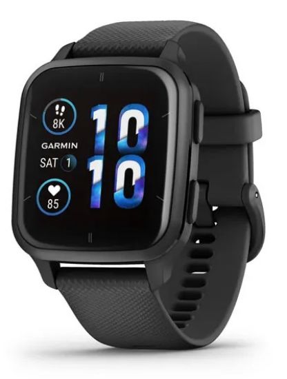  Зображення Смарт-годинник Garmin Venu Sq 2 Music Black/Slate (010-02700-00) 