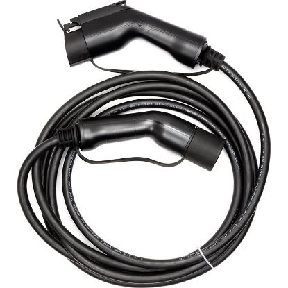  Зображення Зарядний кабель для електромобіля HiSmart Type 1 - Type 2, 32A, 7.2кВт, 1 фазный, 5м (EV200009) 