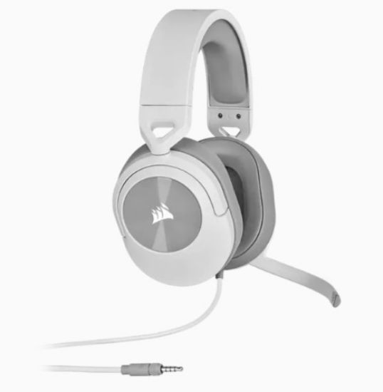  Зображення Corsair HS55 Surround Headset, White - EU, EAN:0840006643746 