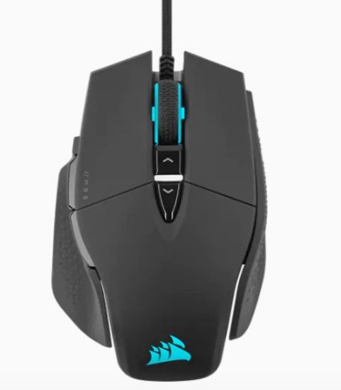  Зображення Corsair M65 RGB ULTRA Gaming Mouse, Backlit RGB LED, Optical, Silver ALU, Black, EAN:0840006657606 