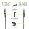  Зображення Дата кабель Type-C to Lightning 1.2m CBGPD30WTL1 30W grey Intaleo (1283126518089) 