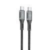  Зображення Кабель Intaleo CBGPD60WTT1 USB Type-C-USB Type-C 1.2м Grey (1283126518096) 