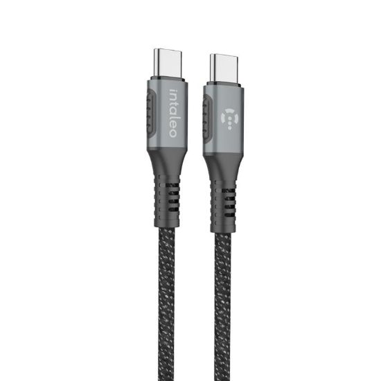  Зображення Кабель Intaleo CBGPD60WTT1 USB Type-C-USB Type-C 1.2м Grey (1283126518096) 