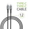  Зображення Кабель Intaleo CBGPD60WTT1 USB Type-C-USB Type-C 1.2м Grey (1283126518096) 