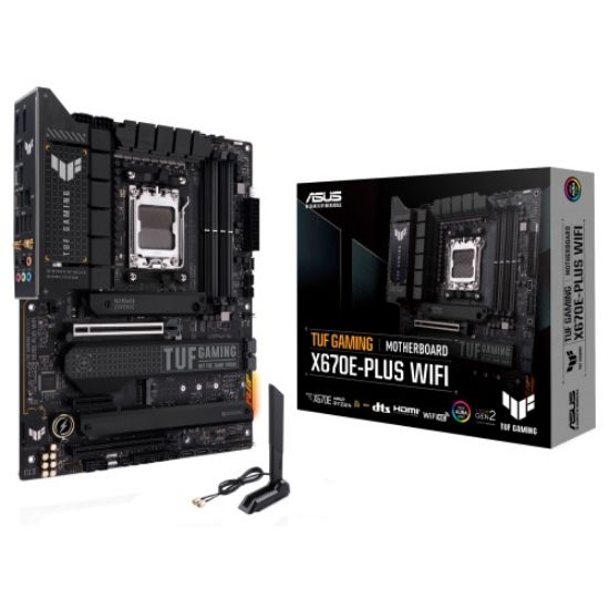  Зображення Материнська плата Asus TUF GAMING X670E-PLUS WIFI ) 