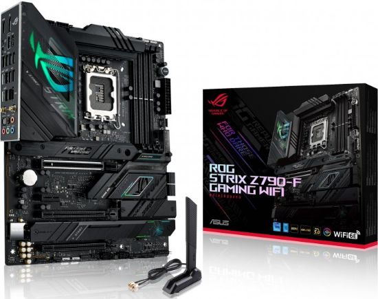  Зображення материнська плата s1700/4DDR5/HDMI/DP/3PCIe/4SATA/ 4M.2/LAN2.5Gb ROG STRIX Z790-F GAMING WIFI 