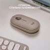  Зображення Миша LOGITECH Pebble M350 Wireless, Sand (910-006751) 