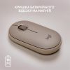  Зображення Миша LOGITECH Pebble M350 Wireless, Sand (910-006751) 