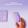  Зображення Мишка бездротова Logitech Pebble M350 Lavender Lemonade (910-006752) 