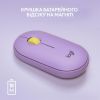  Зображення Мишка бездротова Logitech Pebble M350 Lavender Lemonade (910-006752) 