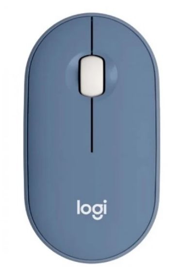  Зображення Мишка бездротова Logitech Pebble M350 (910-006753) Blueberry USB 