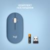  Зображення Мишка бездротова Logitech Pebble M350 (910-006753) Blueberry USB 