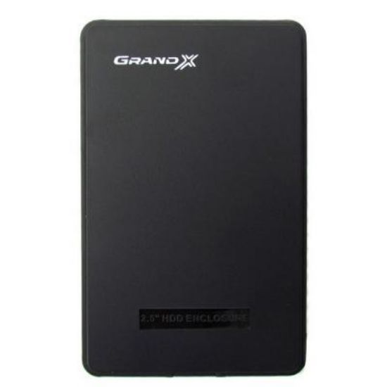  Зображення Кишеня зовнішня Grand-X HDE22 USB Mobile Rack для підключення HDD 2.5", USB 2.0, пластик) 