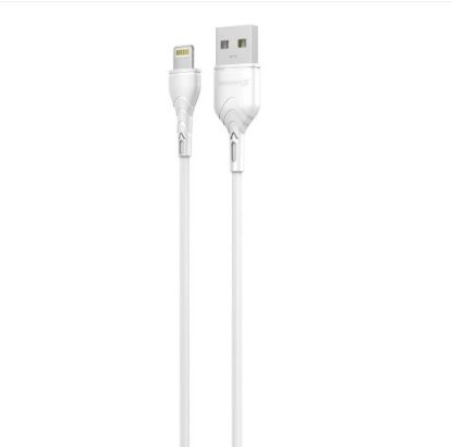  Зображення Дата кабель USB 2.0 AM to Lightning 1.0m Cu, 2.1А White Grand-X (PL01W) 