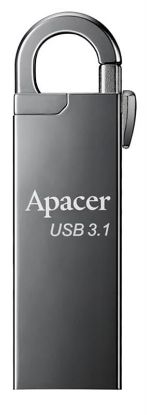  Зображення USB флеш накопичувач Apacer 64GB AH15A Ashy USB 3.1 (AP64GAH15AA-1) 