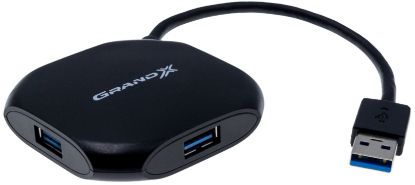  Зображення Концентратор Grand-X Travel 4 х USB3.0 (GH-415) 